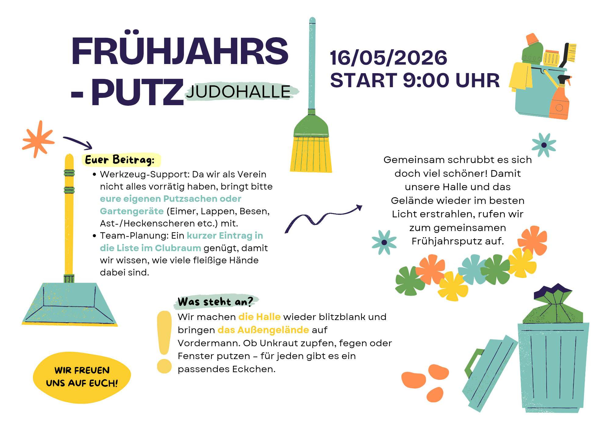 Frühjahrsputz am 16. Mai 2026